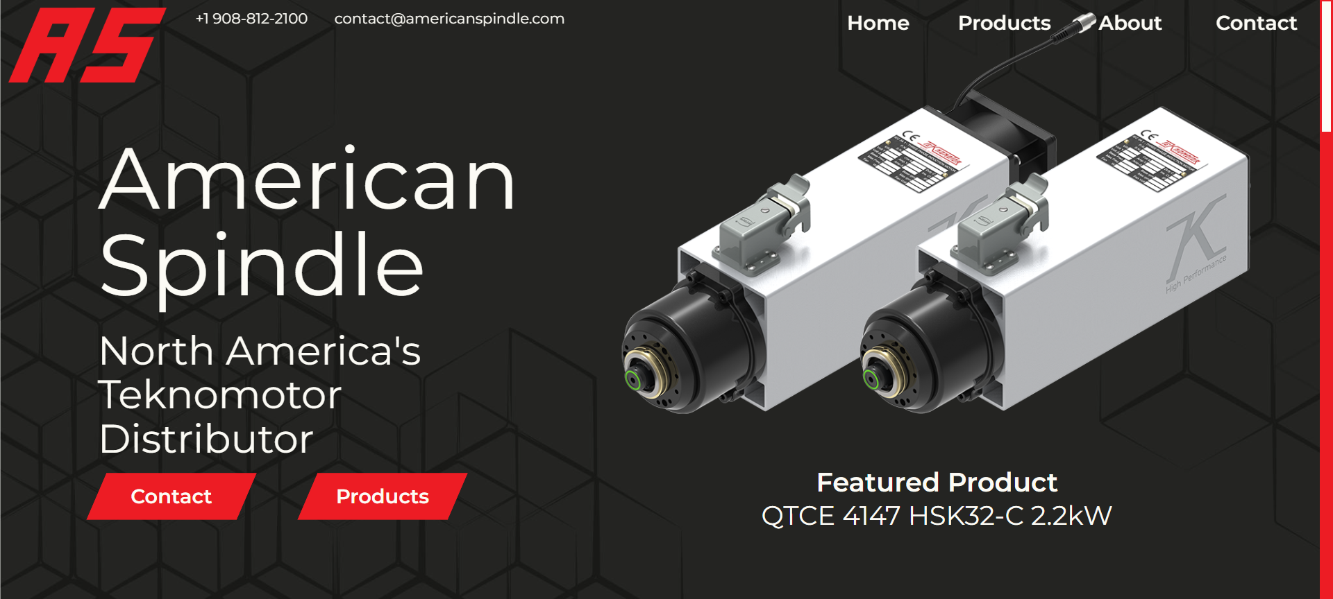 Landing page.