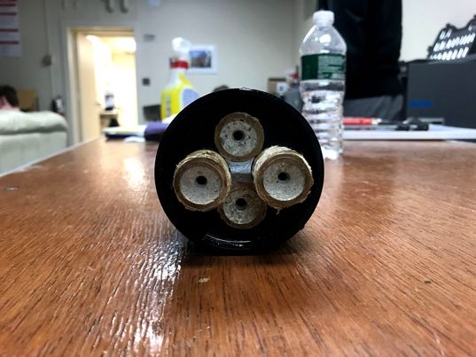 The motor configuation of our experimental cluster rocket.
